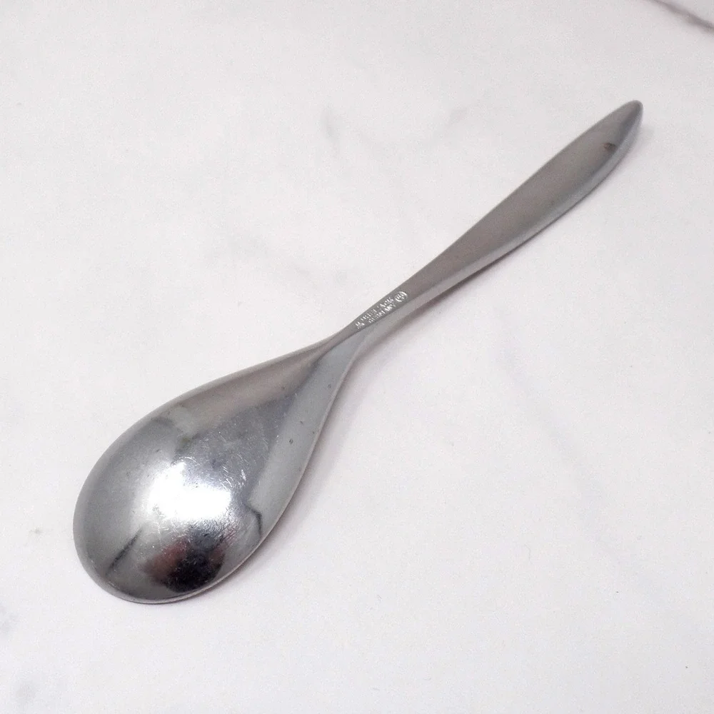 Vintage Wusthof Dreizack Pamir Stainless Steel MCM Flatware, Teaspoon